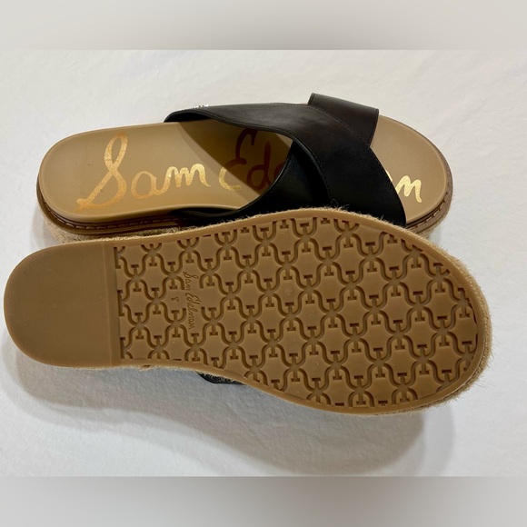 Sam Edelman Women Korina Espadrille Wedge Sandal Platform Slide Slip On Size 8 - Picture 3 of 7